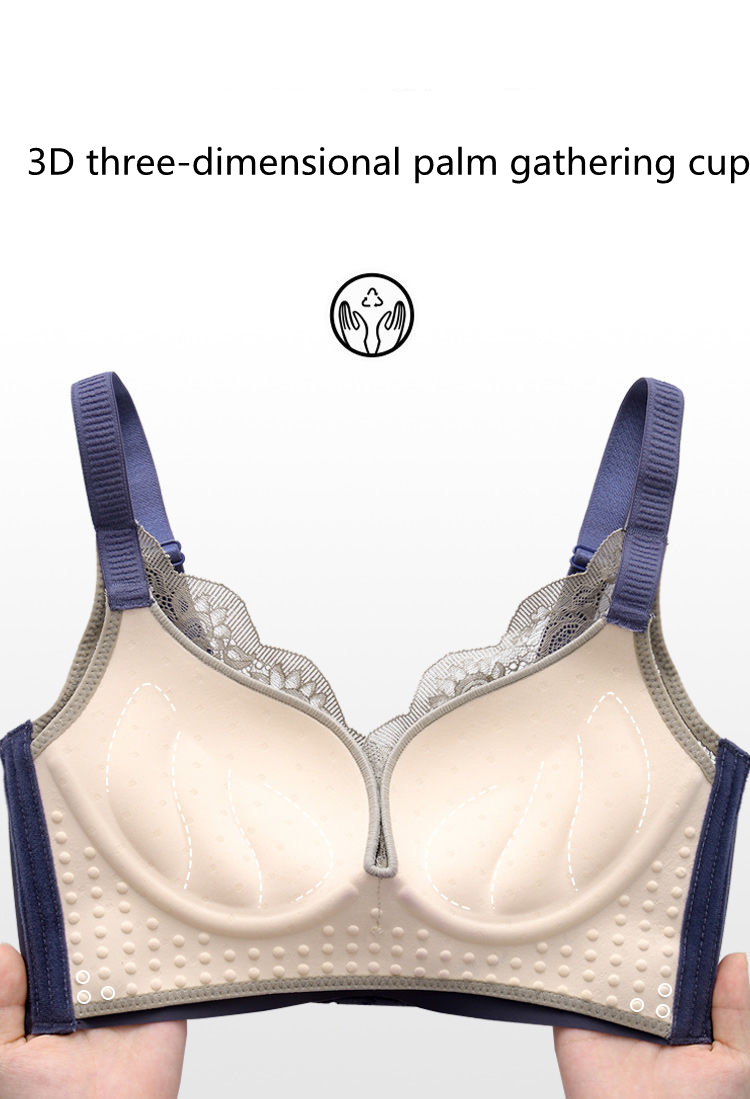 Sexy Lace Seamless Women's Underwear, Small Breasts Gather, No Rims, Women's Bra, Push Up, Comfortable Running, Shockproof Women